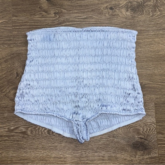*NWOT* Free People Ruched Shorties - Kentucky Blue - Picture 4 of 5